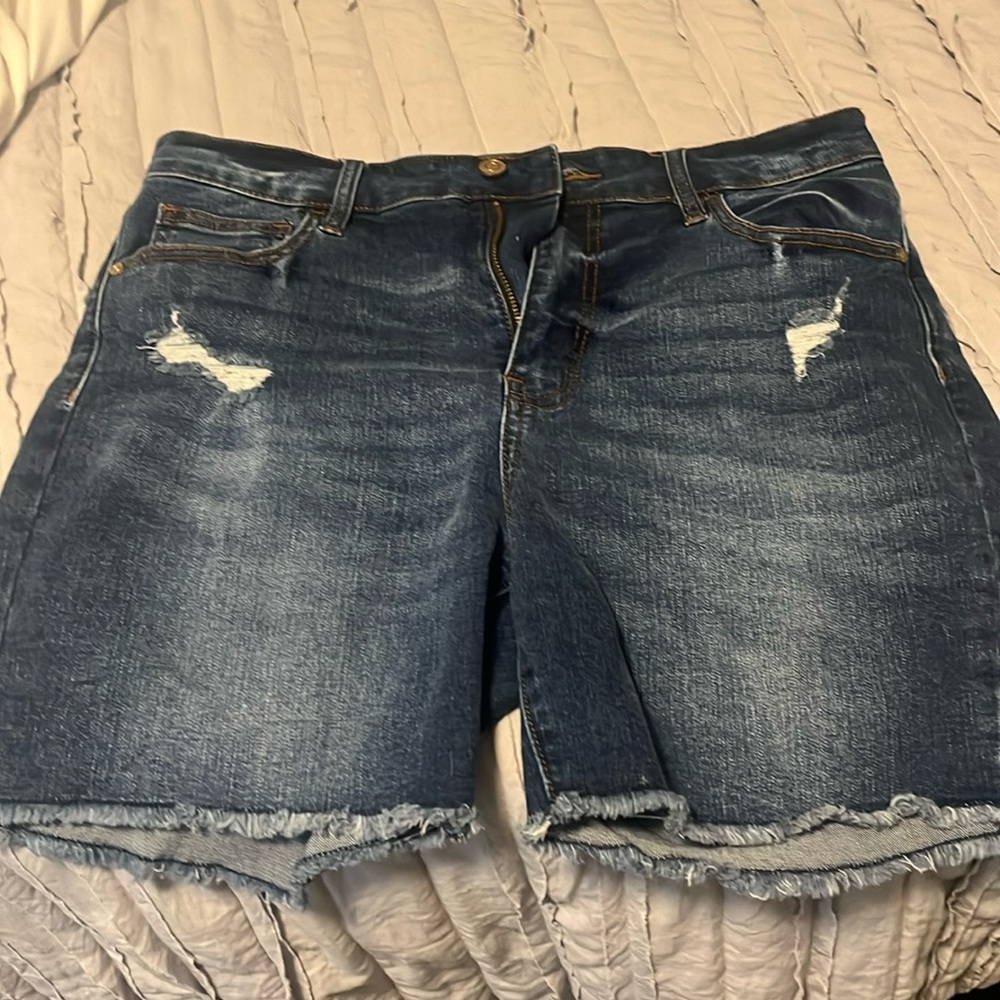 Denim shorts